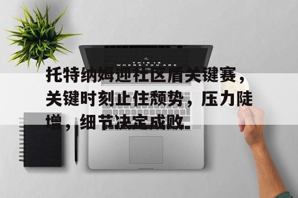 lol新英雄-关于托特纳姆迎社区盾关键赛，关键时刻止住颓势，压力陡增，细节决定成败的信息
